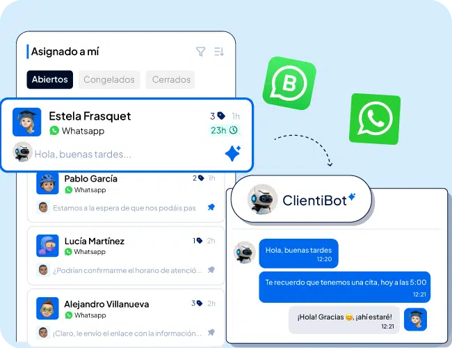 whatsapp clientify